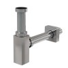 Alcadrain Sifóny Sifón umývadlový Design, priemer 32 mm, hranatý, kov A401