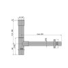 Alcadrain Sifóny Sifón umývadlový Design, priemer 32 mm, masívny, kov A402