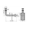 Alca  Kovové koleno DN32, 5/4 ", kov A438