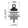 Alcadrain Príslušenstvo Výpusť umývadlová 5/4", kov A439