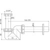 Alcadrain Sifóny Sifón umývadlový/bidetový, priemer 32 mm A45F-DN32