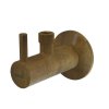 Alcadrain Ventily Ventil rohový s filtrom 1/2", bronz-antic ARV001-ANTIC