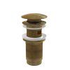 Alca Príslušenstvo Výpusť umývadlová 5/4" s prepadom, ClickClack, bronz/antic A392ANTIC