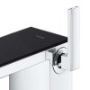 Axor MyEdition Umývadlová batéria s výpusťou Push-Open, chróm/čierne sklo 47020600-AX