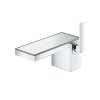 Axor MyEdition Umývadlová batéria s výpustom Push-Open, chróm/zrkadlové sklo 47010000-AX