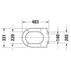 Duravit Darling New WC doska, biela 0063320000