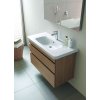 Duravit DuraStyle Umývadlo 100x48 cm, s 1 otvorom na batériu, s WonderGliss, biela 23201000001