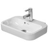 Duravit Happy D.2 Umývadielko, 50x36 cm, s prepadom, s otvorom na batériu, s WonderGliss, biela 07095000001