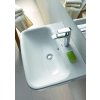 Duravit Happy D.2 Umývadlo, 100x51 cm, s prepadom, s otvorom na batériu, s WonderGliss, biela 23181000001