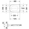 Duravit D-Code WC sedadlo, biela 0060310000