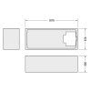 Duravit  Podpora k vani D-Code, 1700x700 mm 790472000000000