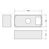 Duravit  Podpora k vani D-Code, 1700x750 mm 790473000000000