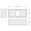 Duravit  Podpora k vani D-Code, 1800x800 mm 790475000000000