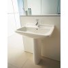 Duravit Starck 3 Umývadlo 60x45 cm, s prepadom, s 1 otvorom na batériu, s WonderGliss, biela 03006000001