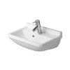 Duravit Starck 3 Umývadlo 60x45 cm, s prepadom, s 1 otvorom na batériu, s WonderGliss, biela 03006000001
