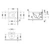 Duravit Starck 3 Závesné WC, WC doska SoftClose, Rimless, alpská biela 45270900A1