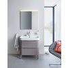 Duravit Happy D.2 Umývadlo, 60x51 cm, s prepadom, s otvorom na batériu, WonderGliss, biela 23186000001