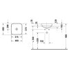 Duravit Happy D.2 Plus Umývadlová misa zápustná 40x40 cm, alpská biela 2359400000