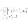 Duravit D-Code Závesné WC s doskou SoftClose, biela 45350900A1
