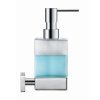 Duravit Karree Dávkovač mydla s držiakom, chróm/mliečne sklo 0099541000