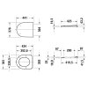 Duravit D-Neo WC doska, SoftClose, biela 0021690000
