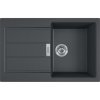 Franke Sirius 2.0 Tectonitový drez S2D 611-78, 78x50 cm, čierna 143.0613.582