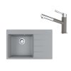 Franke Sety Set G219, fragranitový drez CNG 611-78 TL/2 a batéria FC 3055.084, sivý kameň/chróm 114.0650.827