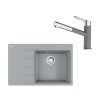 Franke Sety Set G227, fragranitový drez CNG 611-78 TL/7 a batéria FC 3055.084, sivý kameň/chróm 114.0650.831
