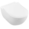 Geberit Kombifix Modul na závesné WC s tlačidlom Sigma50, alpská biela + Villeroy Boch - WC a doska, DirectFlush, SoftClose, CeramicPlus 110.302.00.5 NI8