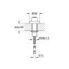 Grohe  Priechodka výsuvnej sprchy, chróm 27151000-GR