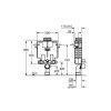 Grohe Uniset Inštalačný modul na závesné WC, stavebná výška 82 cm 38415001-GR