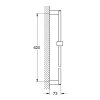 Grohe Euphoria Cube Sprchová tyč, 60 cm, chróm 27892000-GR