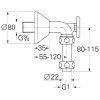 Grohe  Odpadové koleno, chróm 12442000-GR