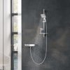 Grohe Rainshower SmartActive Cube Súprava sprchovej hlavice 130 6,8 l/min, 3 prúdy, tyče 60 cm a hadice, chróm 26585000-GR