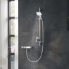 Grohe Rainshower SmartActive Cube Súprava sprchovej hlavice 130 9,5 l/min, 3 prúdy, tyče 90 cm a hadice, mesačná biela 26587LS0-GR