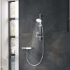 Grohe Rainshower SmartActive Súprava sprchovej hlavice 150 9,5 l/min, 3 prúdy, tyče 60 cm a hadice, mesačná biela 26592LS0-GR