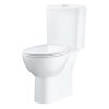 Grohe Bau Ceramic WC kombi set s nádržkou a WC doskou SoftClose, Rimless, alpská biela 39496000-GR