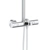 Grohe Rainshower SmartActive Sprchový set 310 s vaňovým termostatom na stenu, 9,5 l/min, 3 prúdy, chróm 26657000-GR