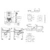 Grohe Rapid SLX Set predstenovej inštalácie, klozetu a dosky, tlačidla Skate Cosmopolitan S, Rimless, SoftClose 39603SET-KX-GR