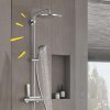 Grohe Vitalio Joy Sprchový set 310 s termostatom na stenu, 3 prúdy, chróm 26400001-GR