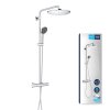 Grohe Vitalio Joy Sprchový set 310 s termostatom na stenu a poličkou, 3 prúdy, chróm 26401001-GR