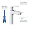 Grohe QuickFix Start Umývadlová batéria s výpustom Push-Open, chróm 24204002-GR