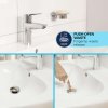 Grohe QuickFix Start Umývadlová batéria s výsuvnou koncovkou a výpustom Push-Open, chróm 24205003-GR