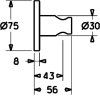 Hansa  Držiak sprchy, chróm 44440173