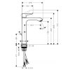 Hansgrohe Metris New Umývadlová batéria s výpustom, chróm 31183000-HG