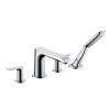 Hansgrohe Metris New Štvorotvorová vaňová batéria na okraj vane, chróm 31442000-HG