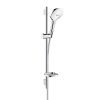 Hansgrohe Raindance Select E Sprchová súprava 120, 3 prúdy, EcoSmart 9 l/min, biela/chróm 26622400-HG
