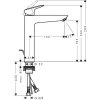 Hansgrohe Logis Umývadlová batéria s výpustom, chróm 71090000-HG