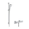 Hansgrohe Croma Select E Sprchový set Vario s termostatom, 3 prúdy, sprchová tyč 90 cm, biela/chróm 27082400-HG