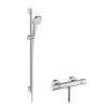 Hansgrohe Croma Select S Sprchový set Vario s termostatom, 3 prúdy, sprchová tyč 90 cm, biela/chróm 27014400-HG